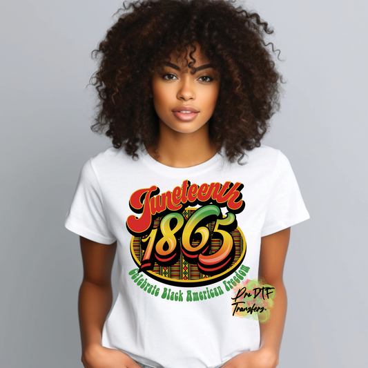 Juneteenth 1865 Premade DTF Design