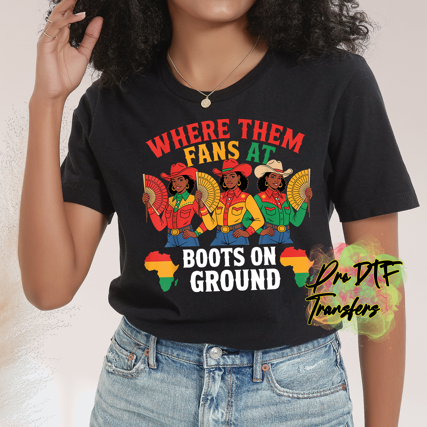 BH373 Where them Fans At Full Color DTF Transfer