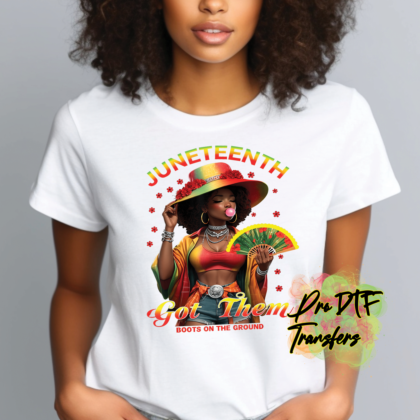 BH378 Juneteenth Full Color DTF Transfer
