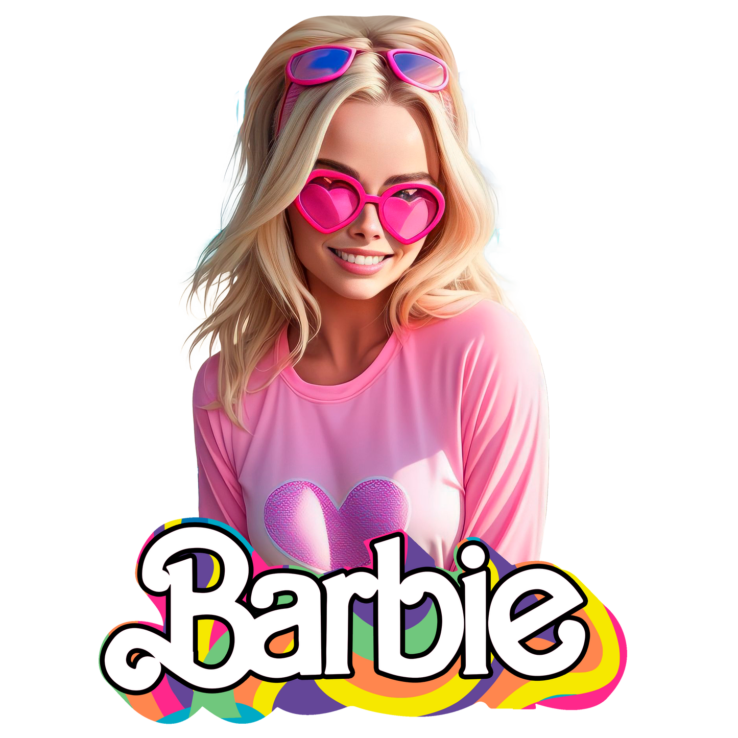 BRB49 Barbie Full Color DTF Transfer - Pro DTF Transfers