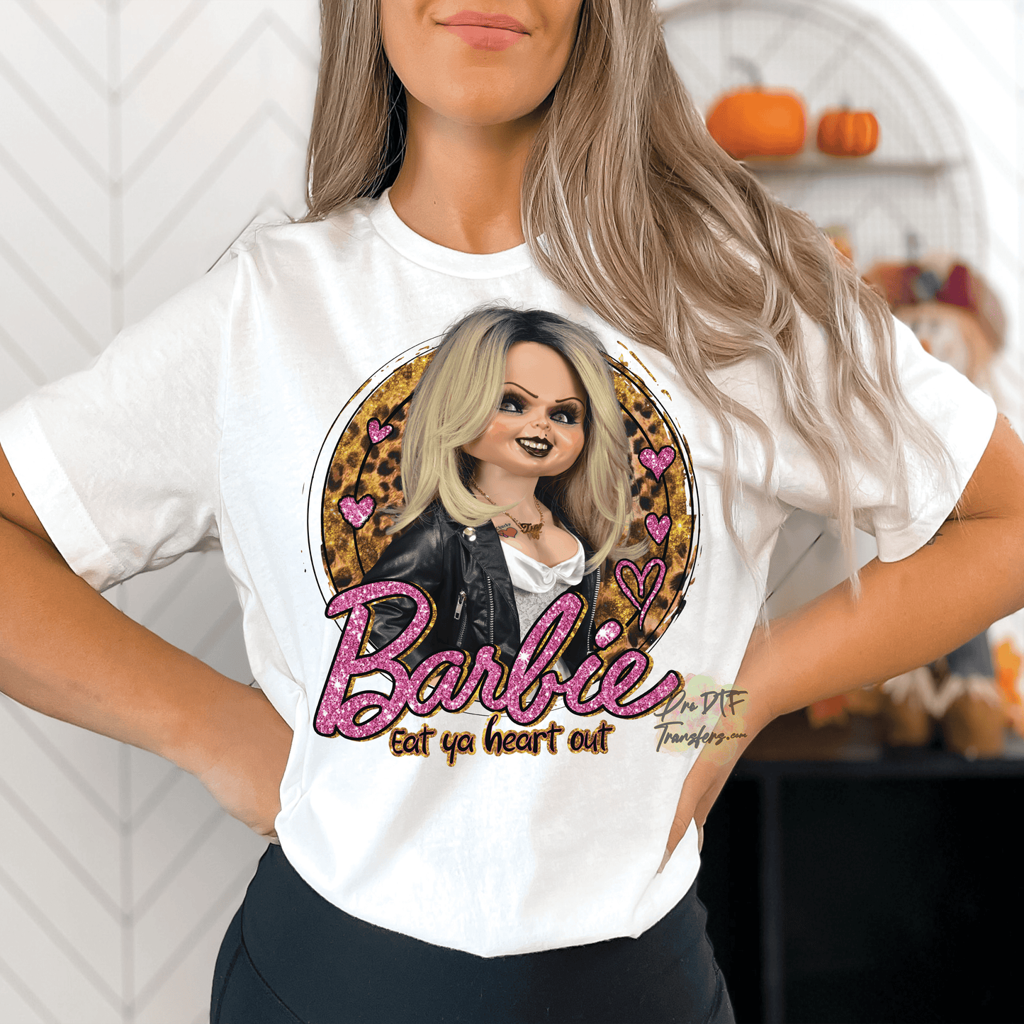 BRB61 Barbie Halloween Full Color DTF Transfer - Pro DTF Transfers