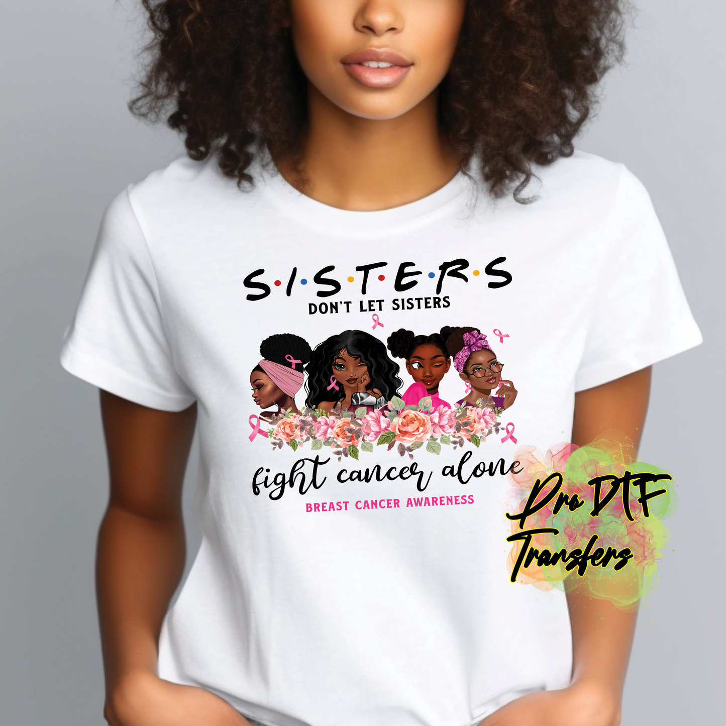 CA80 Sisters Fight Full Color DTF Transfer