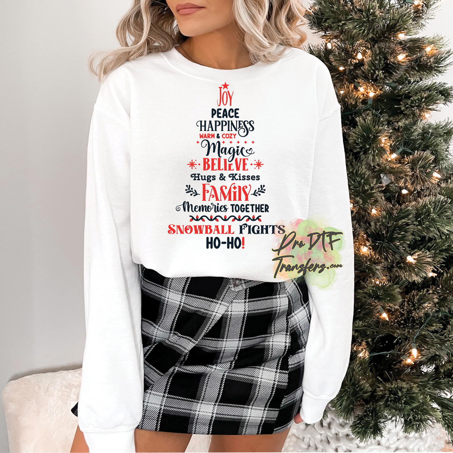 CM115 Joy Peace Happiness Full Color DTF Transfer - Pro DTF Transfers