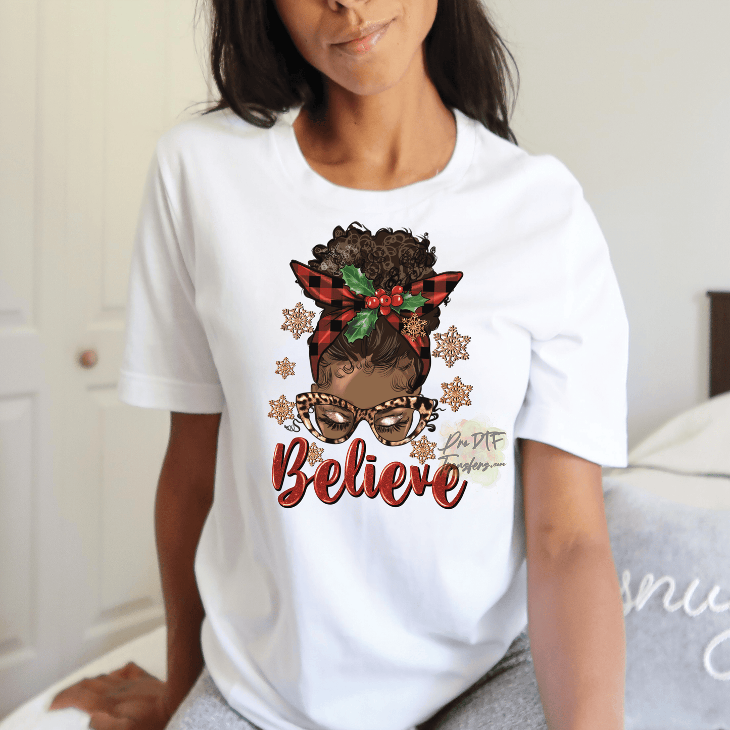 CM2 Believe Christmas Full Color DTF Transfer - Pro DTF Transfers