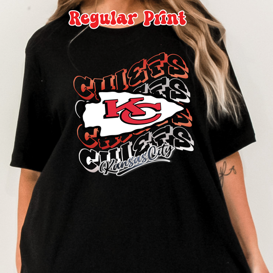 FB3G Wave Design Football Teams Full Color DTF Transfer