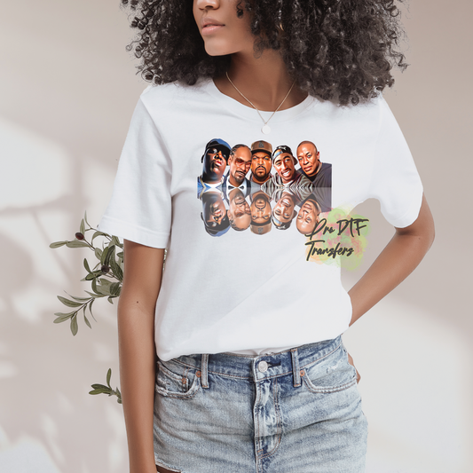 Hip Hop Legends Premade DTF Design