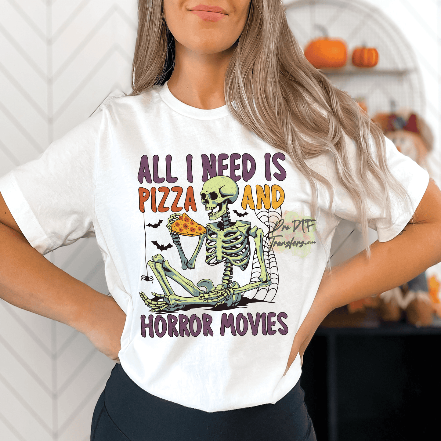 HW311 All I need is Pizza Full Color DTF Transfer - Pro DTF Transfers