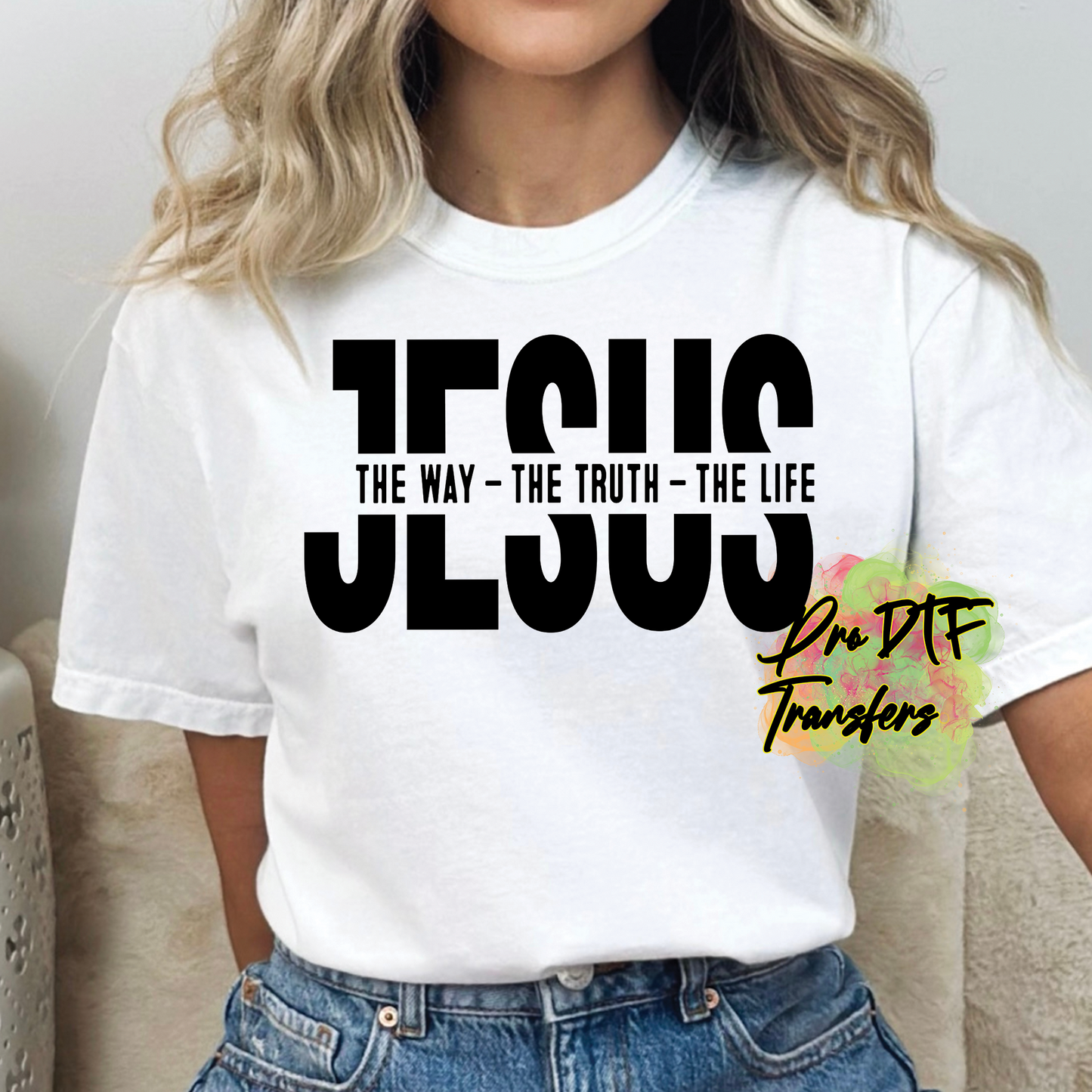 Jesus Premade DTF Design