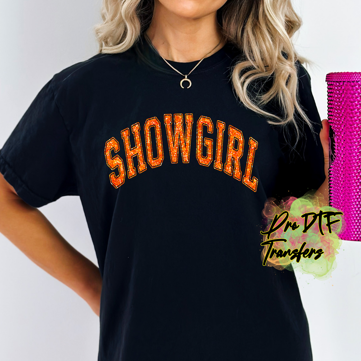 TS144 Showgirl Sparkle Full Color DTF Transfer