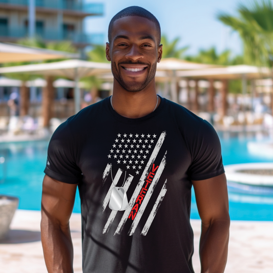 Veteran Flag 1 Premade DTF Design