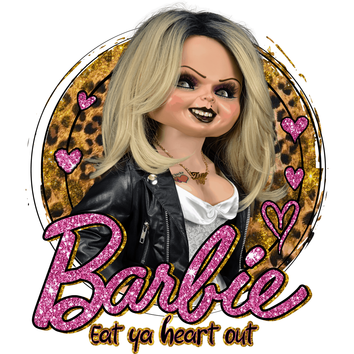 BRB61 Barbie Halloween Full Color DTF Transfer - Pro DTF Transfers