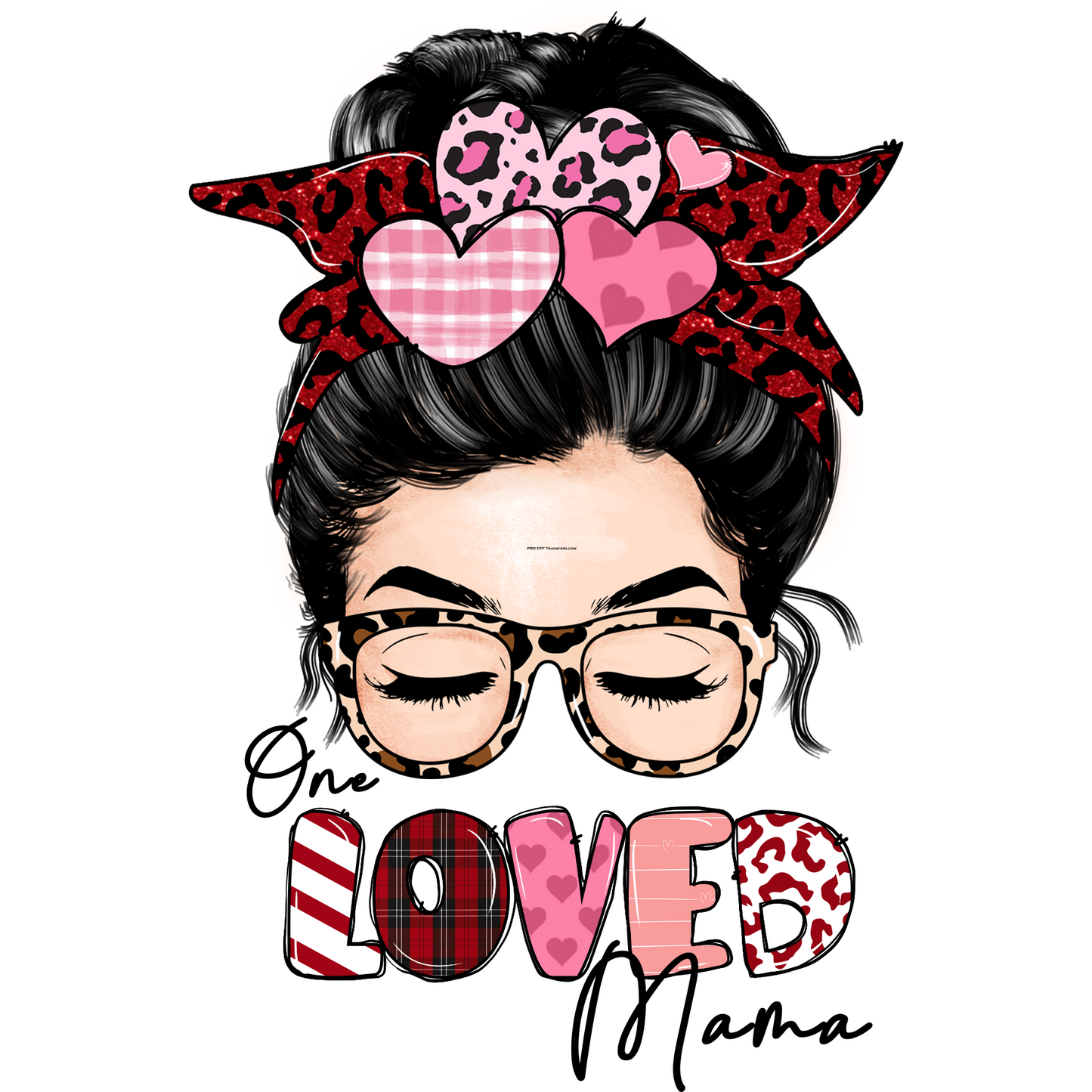VD19 Loved Mama Full Color Transfer - Pro DTF Transfers