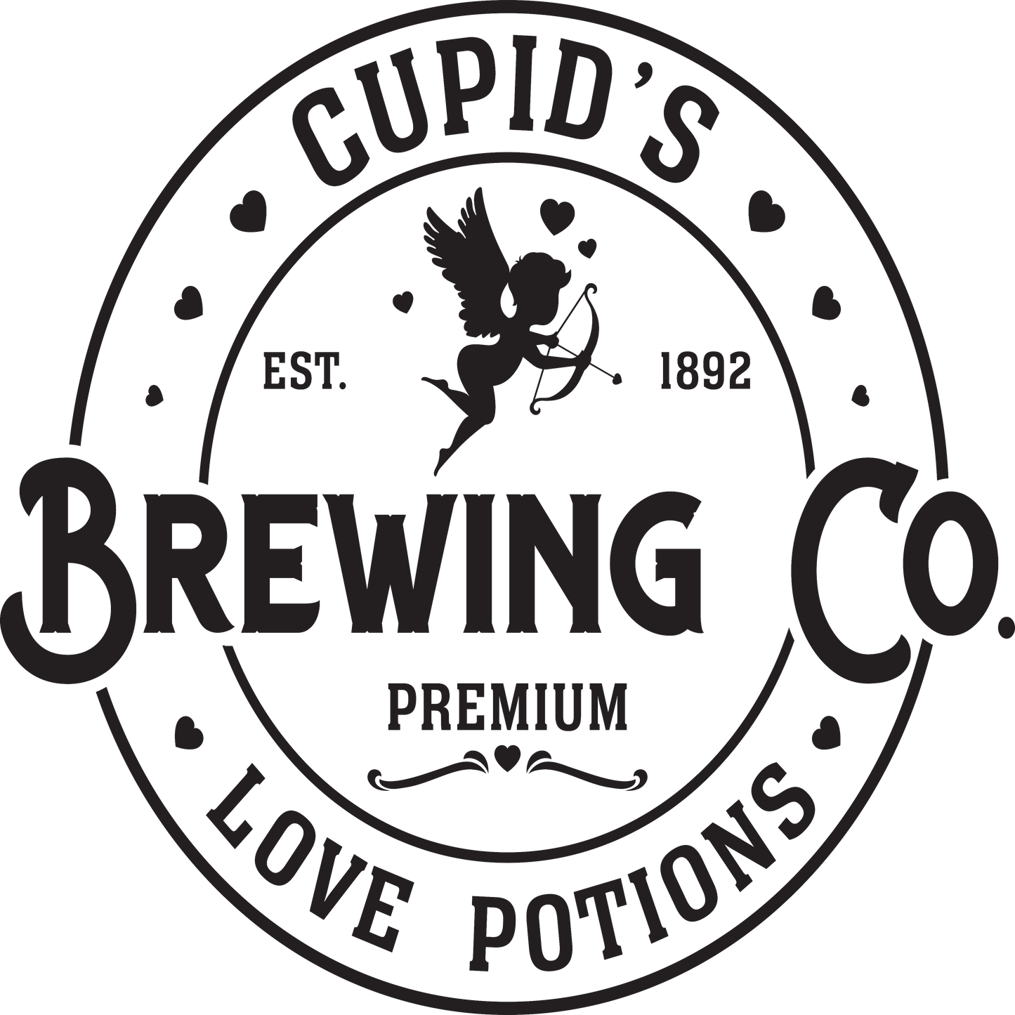 Cupid Brewing Co. Full Color Transfer - Pro DTF Transfers