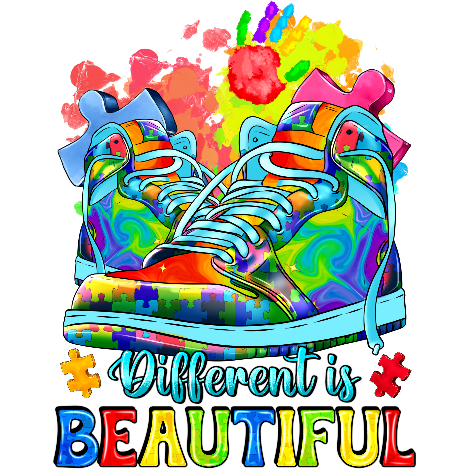 AA57 Different is Beautiful Full Color DTF Transfer - Pro DTF Transfers