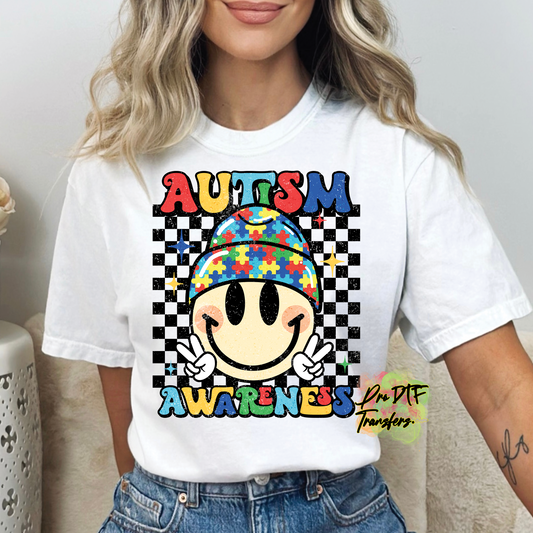 AA93 Autism Awareness Full Color DTF Transfer - Pro DTF Transfers
