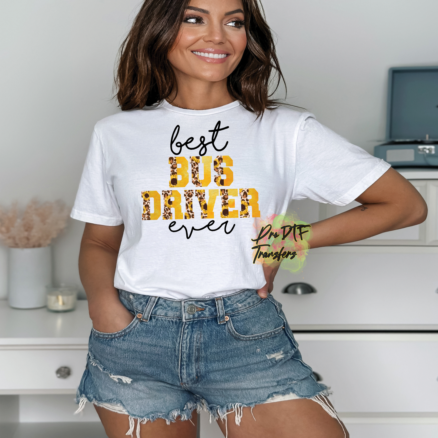 BD15 Best Bus Driver Full Color DTF Transfer - Pro DTF Transfers
