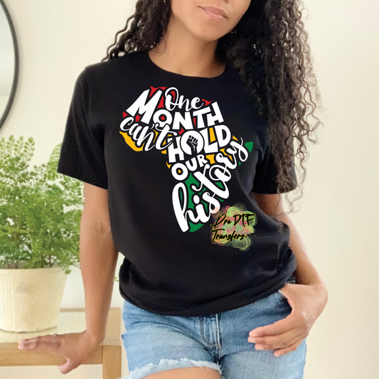 BH123 One Month Cant. White Font Full Color DTF Transfer - Pro DTF Transfers