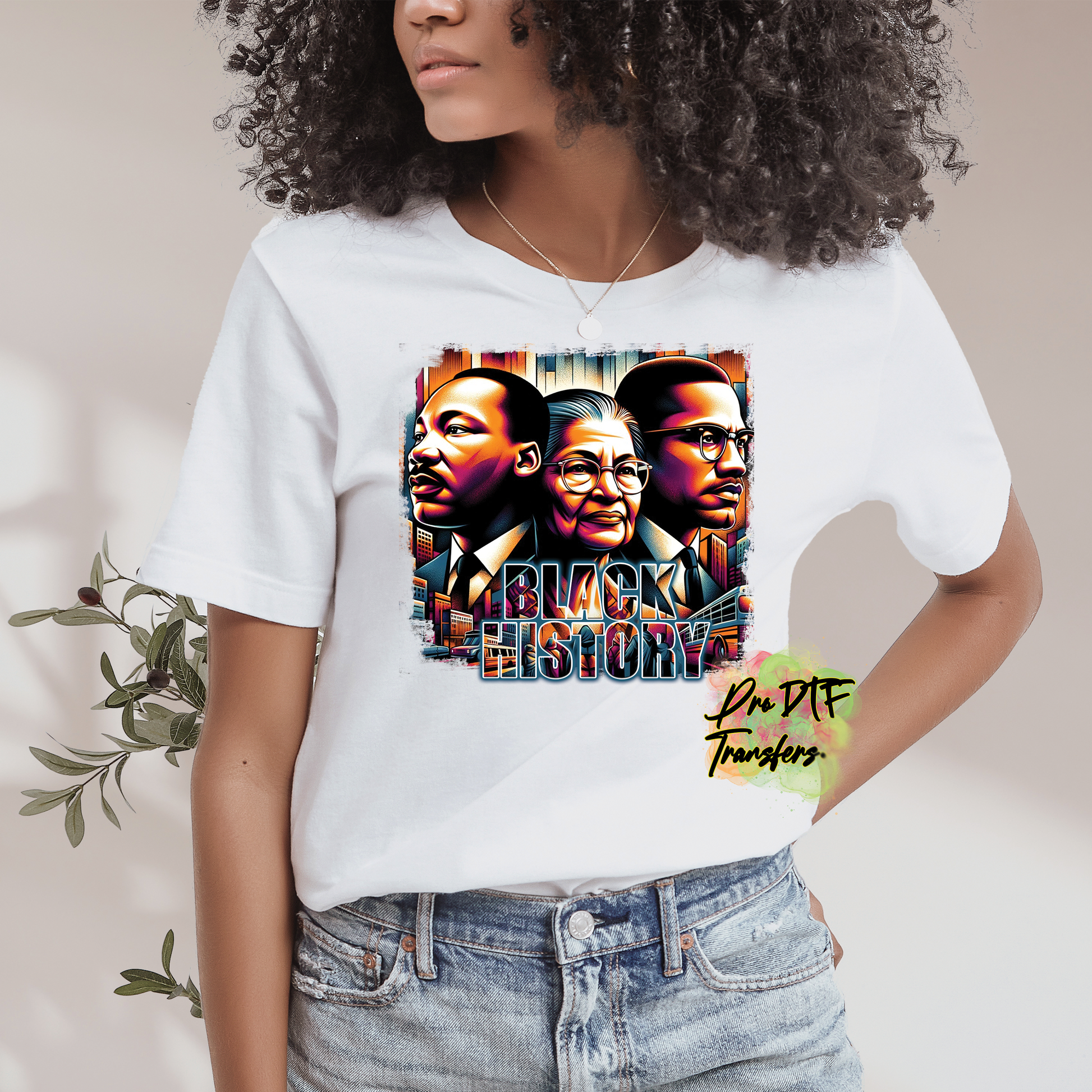 BH250 Black History MLK Full Color DTF Transfer - Pro DTF Transfers