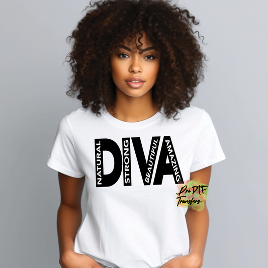 BH253 Diva Full Color DTF Transfer - Pro DTF Transfers