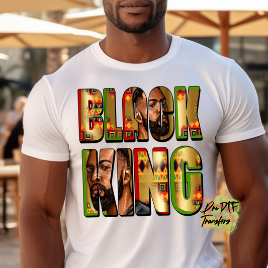 BH275 Black King Full Color DTF Transfer - Pro DTF Transfers