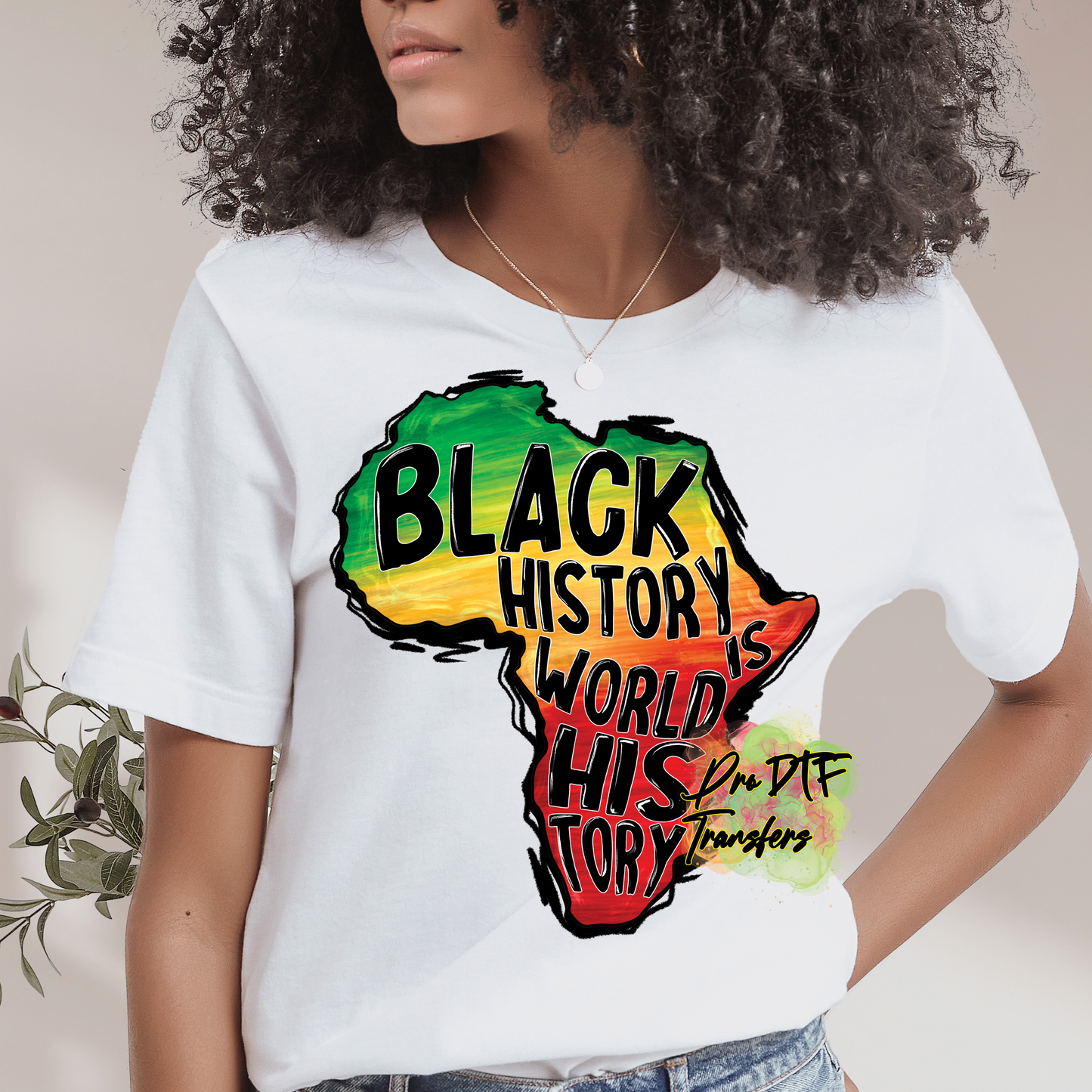 BH306 Black History Full Color DTF Transfer | Pro DTF Transfers