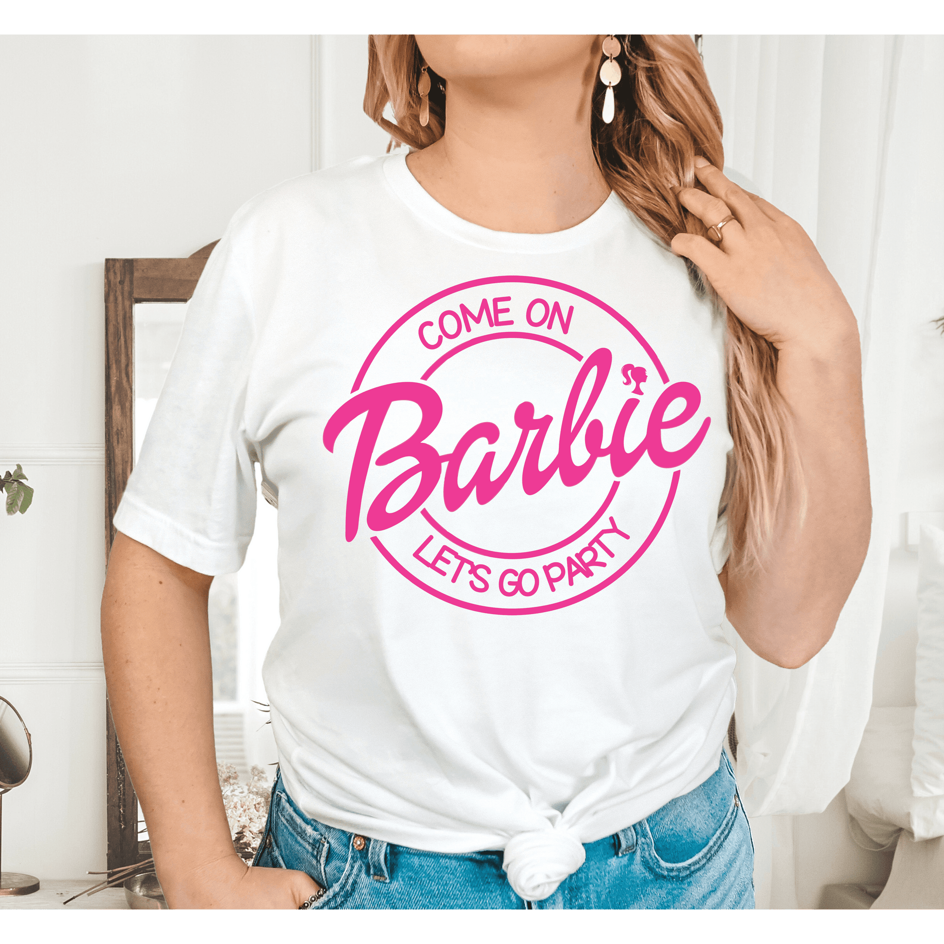 BRB11 Come on Barbie Full Color DTF Transfer - Pro DTF Transfers
