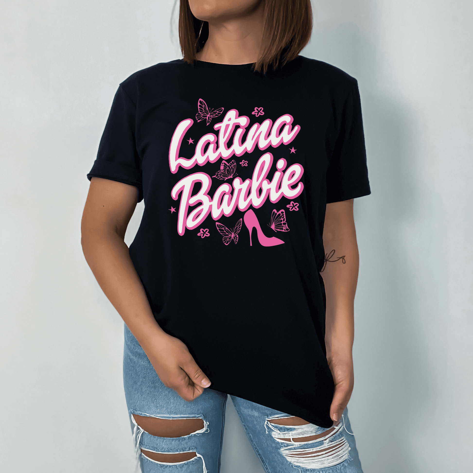 BRB38 Latina Barbie Full Color DTF Transfer - Pro DTF Transfers