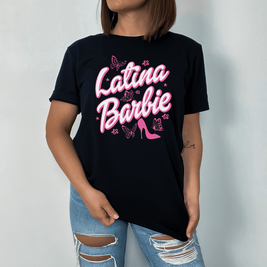 BRB38 Latina Barbie Full Color DTF Transfer - Pro DTF Transfers