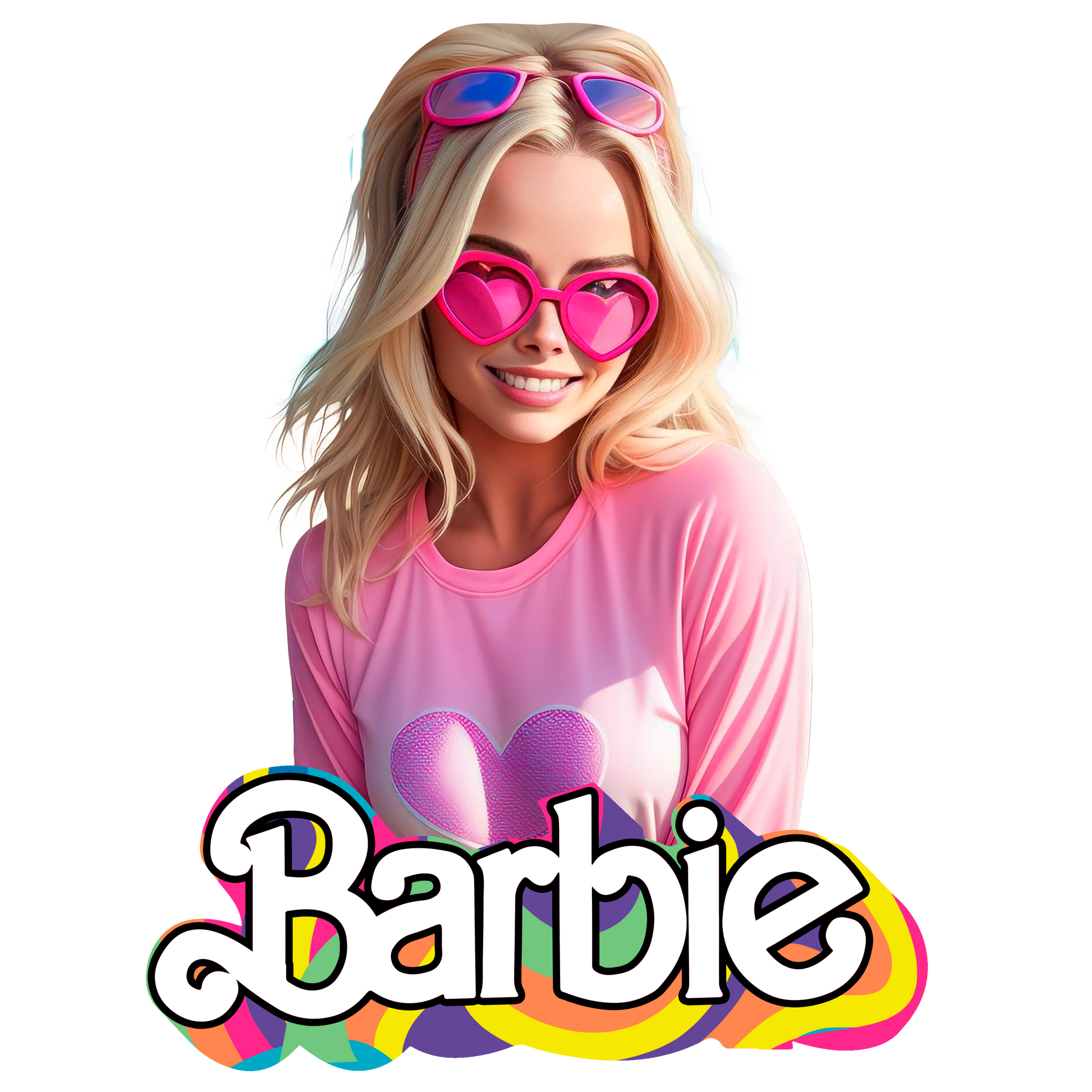 BRB49 Barbie Full Color DTF Transfer - Pro DTF Transfers