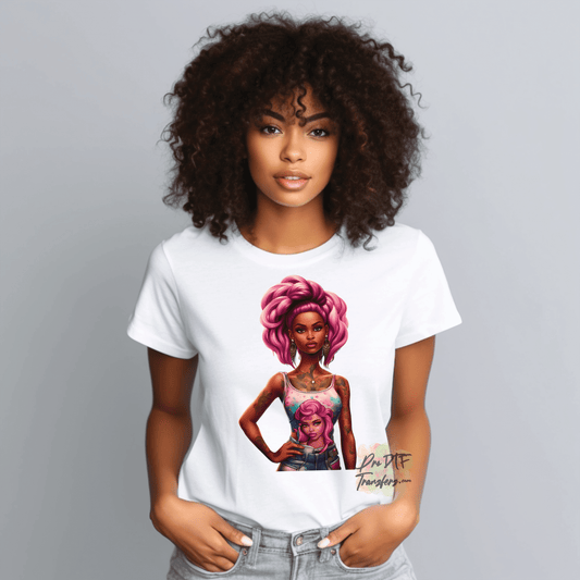 BRB54 Barbie Full Color DTF Transfer - Pro DTF Transfers