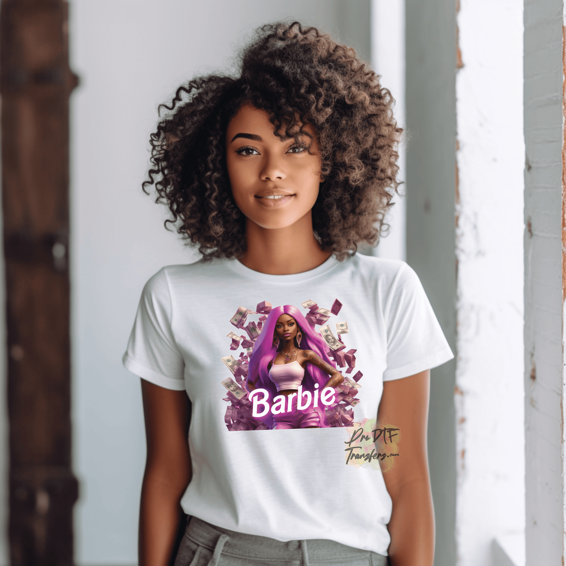 BRB55 Barbie Full Color DTF Transfer - Pro DTF Transfers