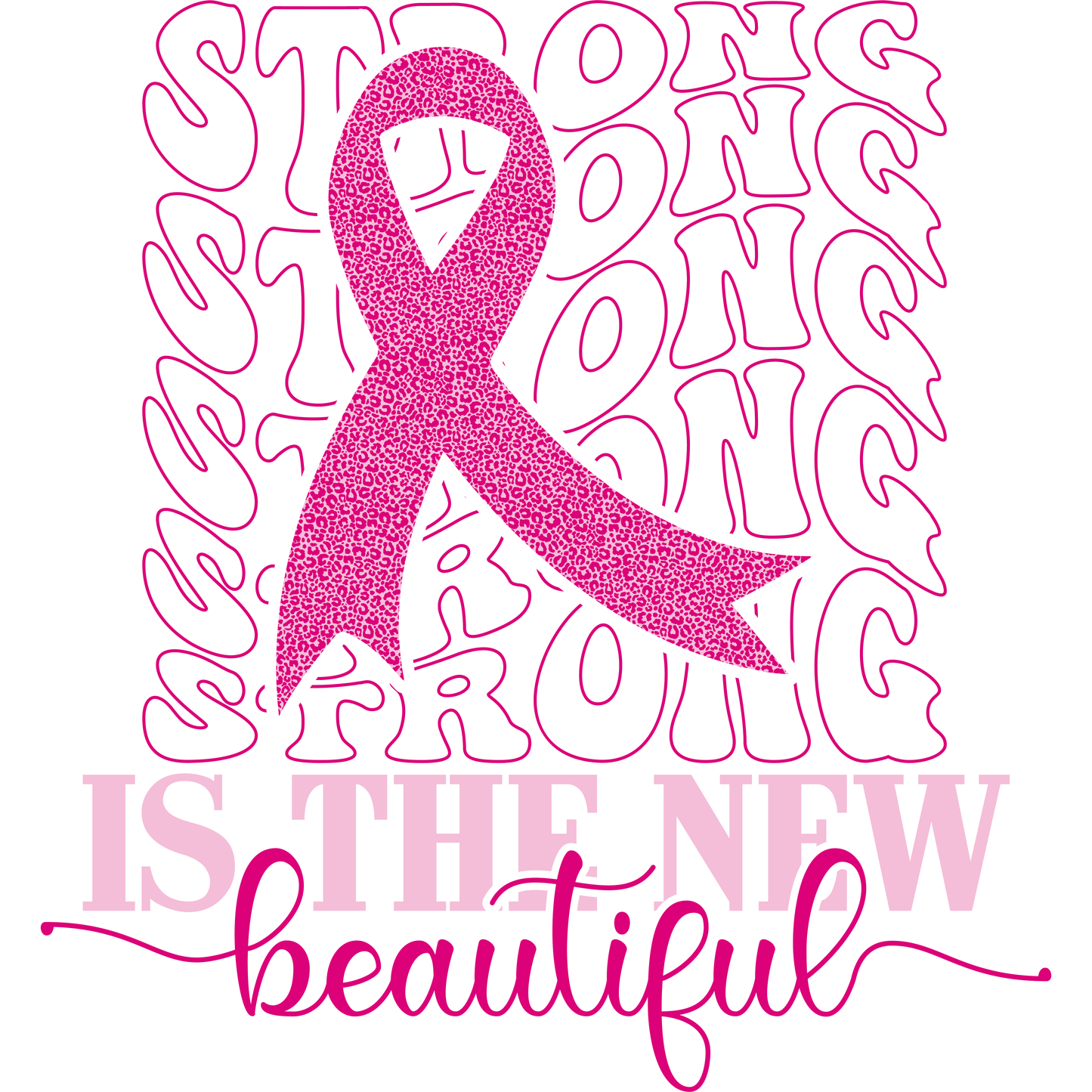 CA14 Strong Beautiful Full Color DTF Transfer - Pro DTF Transfers