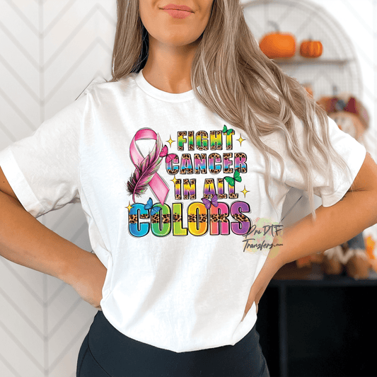 CA25 Fight Cancer Full Color DTF Transfer - Pro DTF Transfers