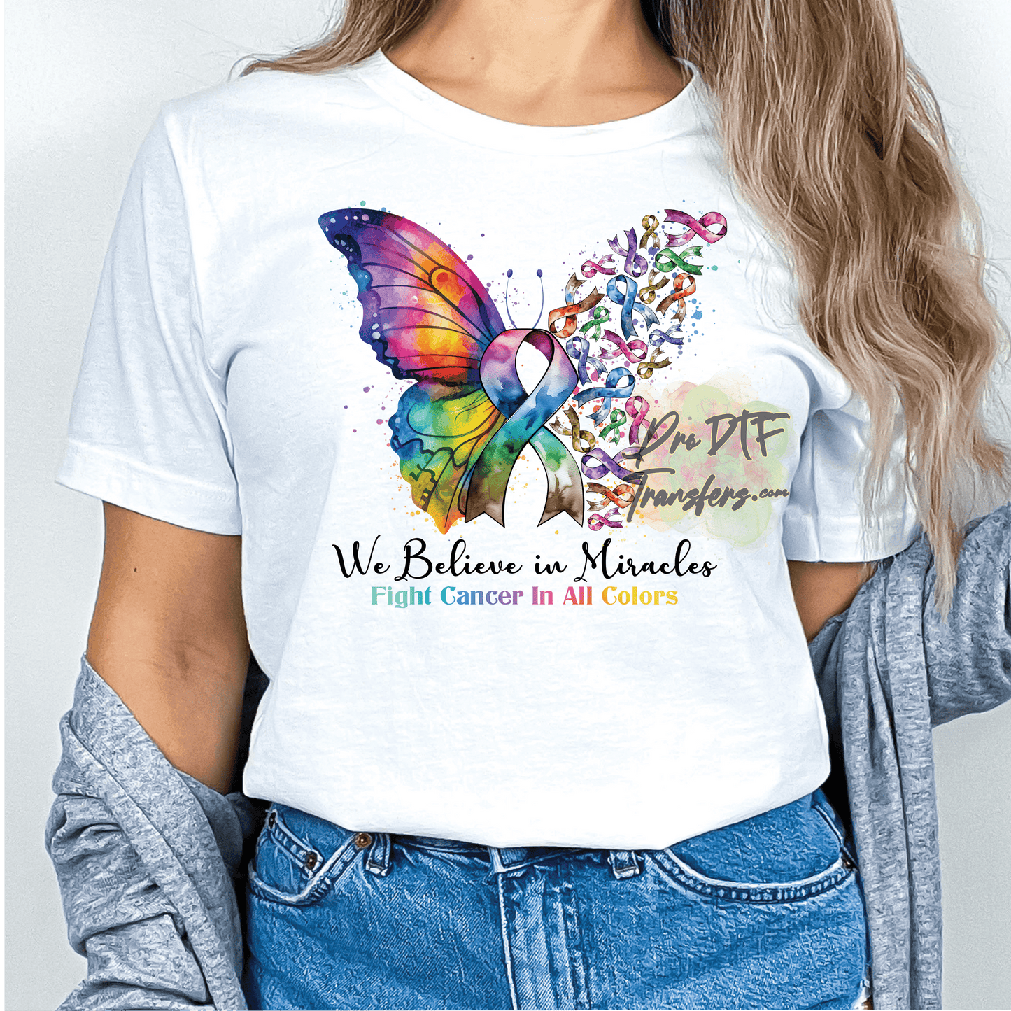 CA36 We Believe Full Color DTF Transfer - Pro DTF Transfers