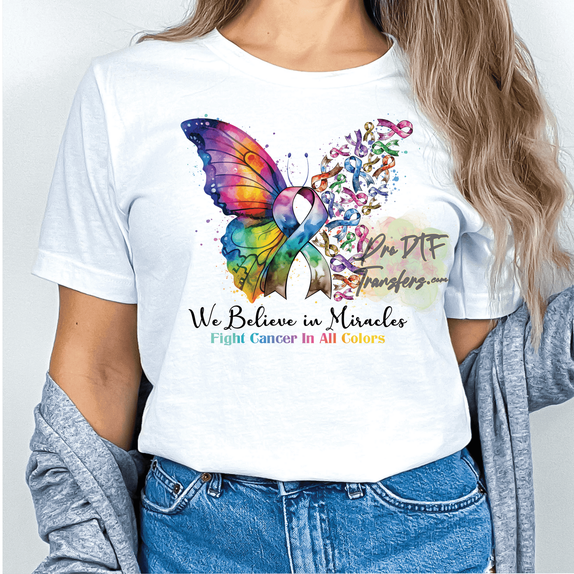 CA36 We Believe Full Color DTF Transfer - Pro DTF Transfers