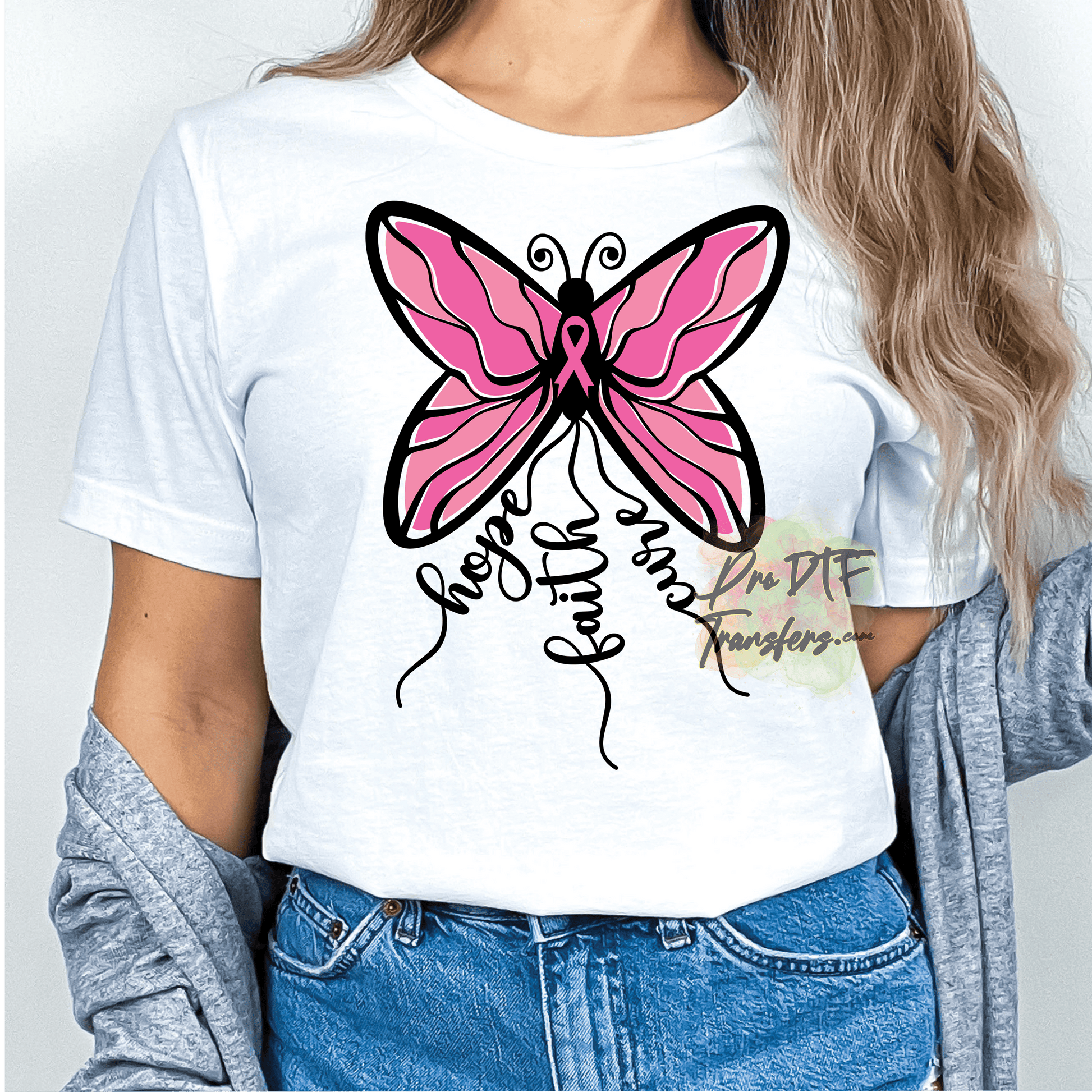 CA39 Hope Faith Cure Full Color DTF Transfer - Pro DTF Transfers