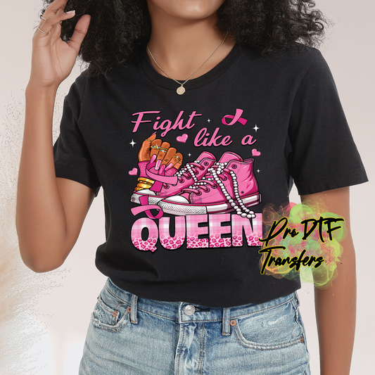 CA73 Fight Like a Queen Full Color DTF Transfer
