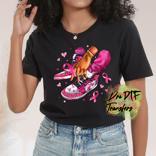 CA79 Breast Cancer Awareness Full Color DTF Transfer