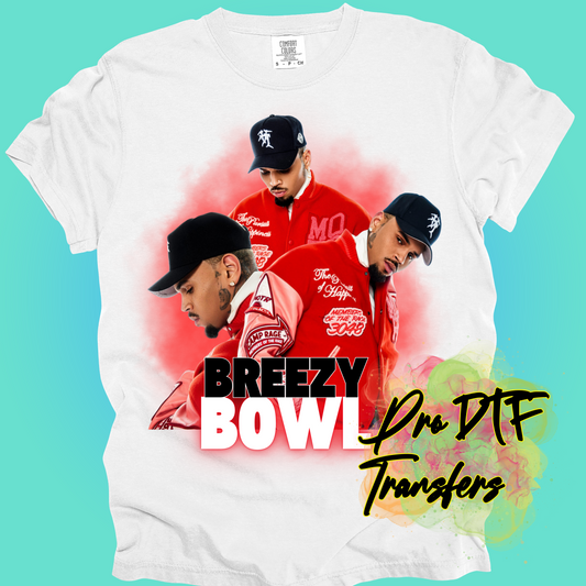 CB8 Breezy Bowl Red Full Color DTF Transfer