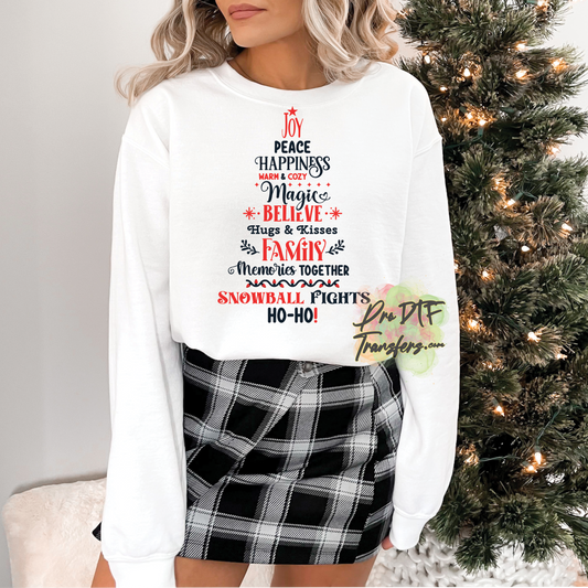 CM115 Joy Peace Happiness Full Color DTF Transfer - Pro DTF Transfers