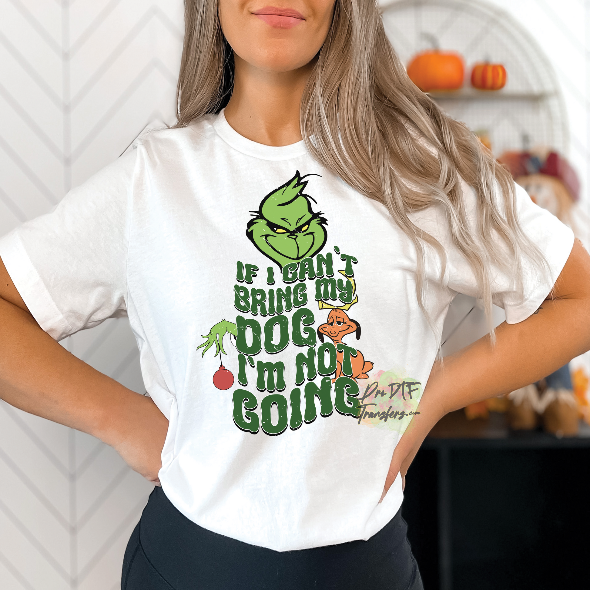 PM6 Grinch Christmas Pre Made Gang Sheet - 10 qty Same Image - Pro DTF Transfers