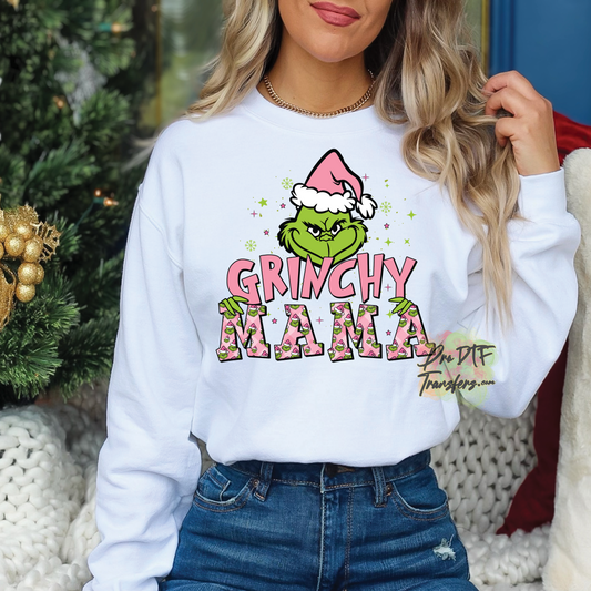 CM143 GrinchY MamA Full Color DTF Transfer - Pro DTF Transfers