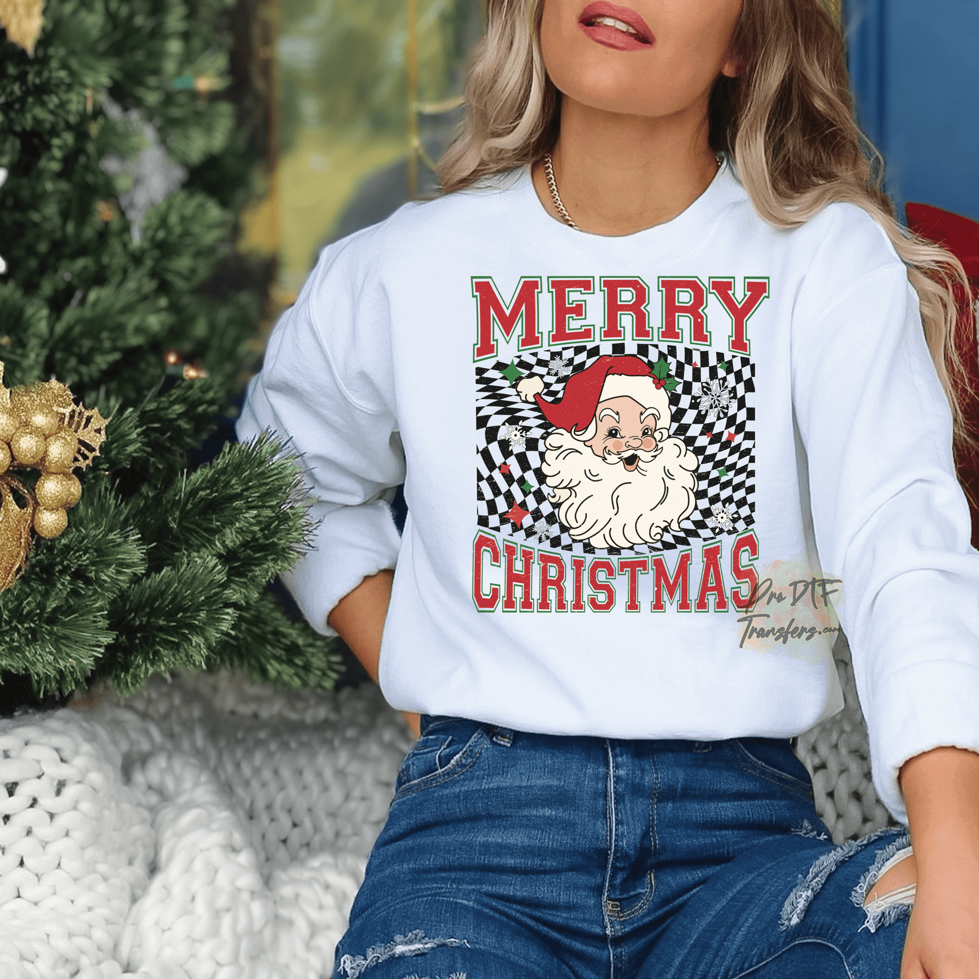 CM18 Santa Christmas Full Color DTF Transfer - Pro DTF Transfers
