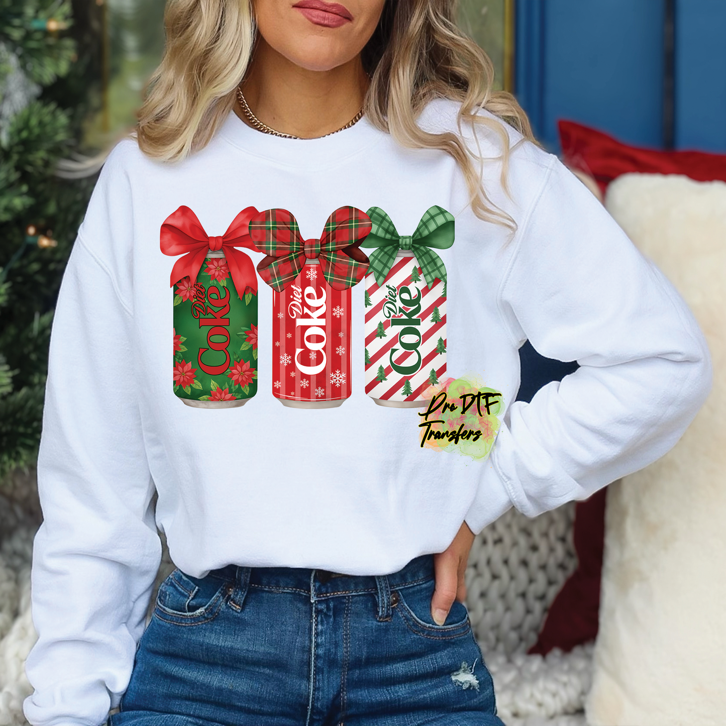 CM246 Coke Bows Full Color DTF Transfer