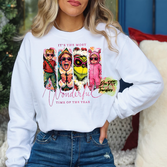 CM253 Wonderful Time of the Year Full Color DTF Transfer