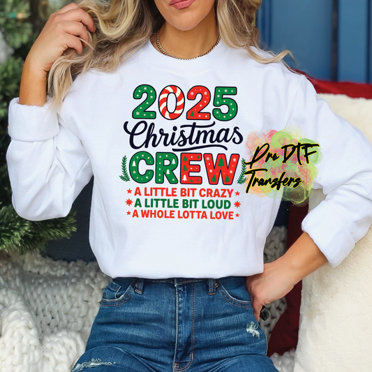 CM276 Family Grew 2025 Full Color DTF Transfer