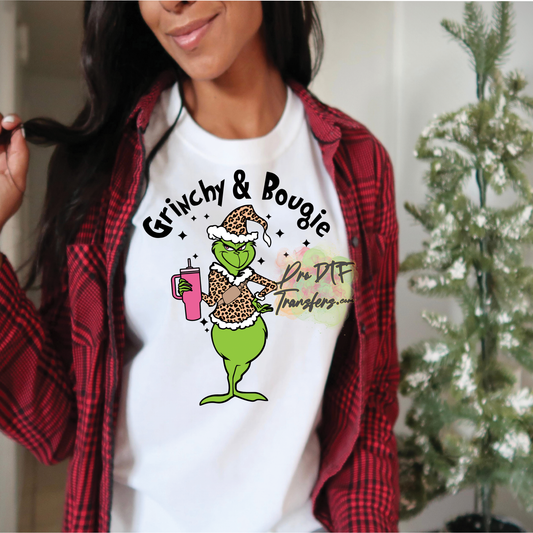 CM71 Bougie Grinch Full Color DTF Transfer - Pro DTF Transfers