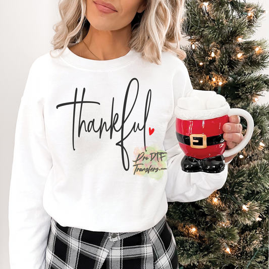 CM84 Thankful Heart Full Color DTF Transfer - Pro DTF Transfers