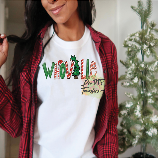 CM85 Grinch WhoVille Full Color DTF Transfer - Pro DTF Transfers