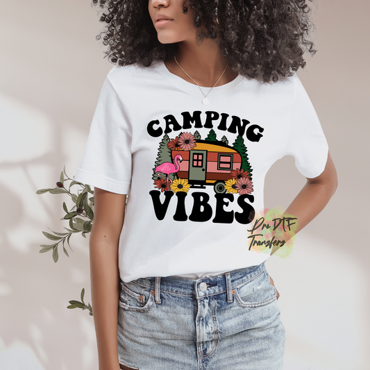 CP15 Camping Vibes Full Color DTF Transfer - Pro DTF Transfers